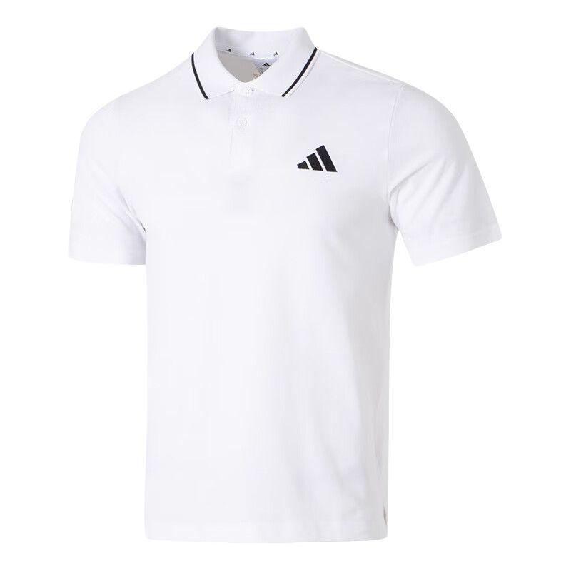 adidas Мужская белая рубашка-поло SS25 JE9020