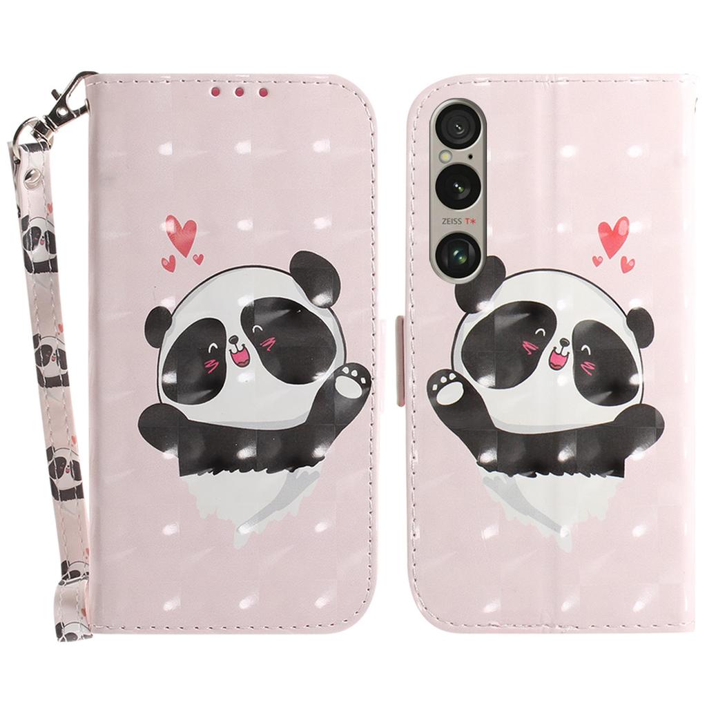 For Sony Xperia 1 VI Case Pattern Printing Wallet Stand Leather Phone Cover