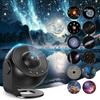 1pc 13-in-1 Celestial Star Projector Night Light - Galaxy Aurora Effect, Color-Changing, Adjustable Brightness, Timer Function, For Planetarium