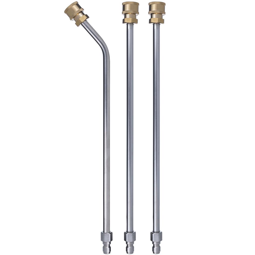 Undercarriage Washing Lance On Wheels With 1/4" Quick Connector - 7 Nozzle Holes