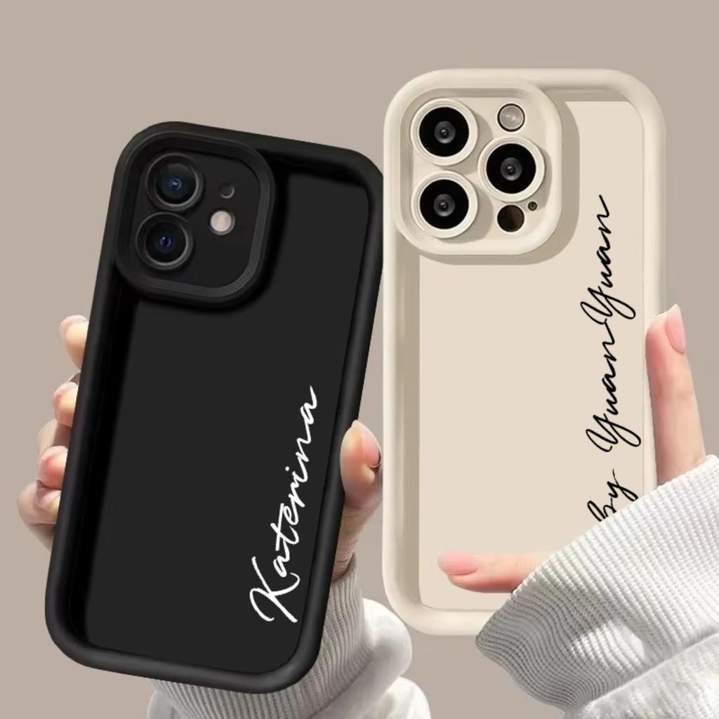 Customized Signature Luxury Candy Matte Phone Case For Xiaomi POCO X7 Pro 5G X6 X5 X4 GT X3 NFC M6 4G M5s M4 M3 F6 F5 F4 F3 C75 C65 C61 C40 Soft Cover