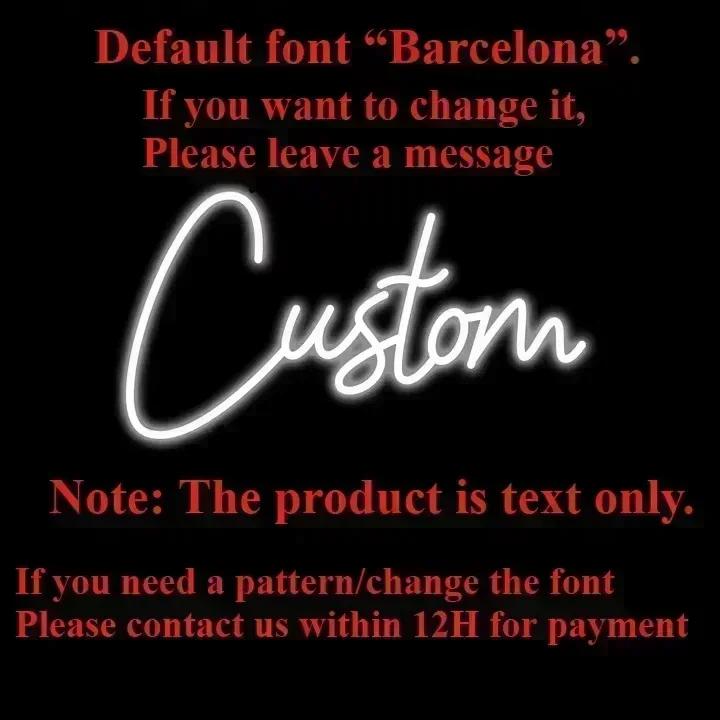 Custom Neon Signs for Wedding Last Name Sign Customizable Personalized Name Lights for Bedroom, Business for Shop Beauty Salon