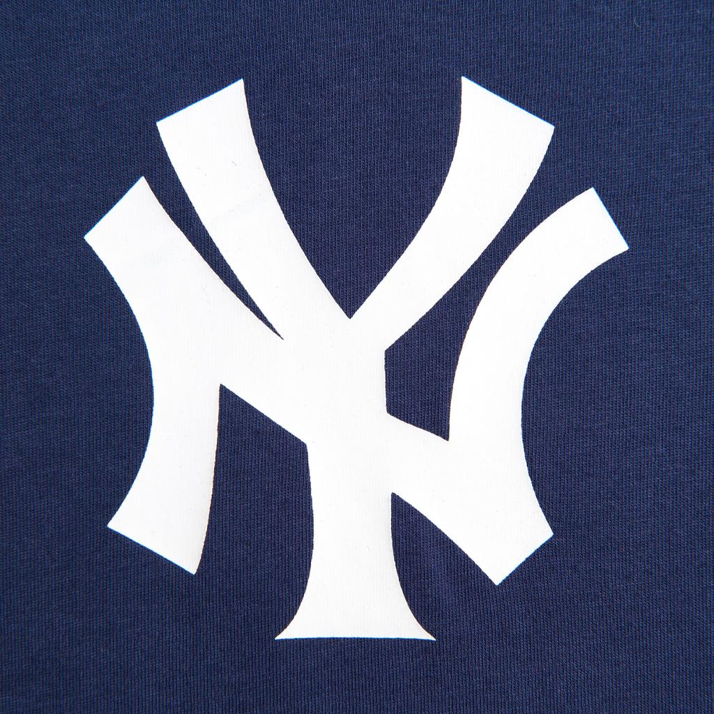 Nike Футболка X MLB Collaboration New York Yankees с круглым вырезом, пуловер, удобные детские топы с коротким рукавом, темно-синего цвета 3Z3B3SA4D-NYYDJ