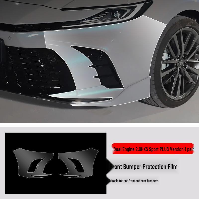 Toyota Camry Front & Rear Bumper TPU Protective Film - Transparent & Invisible, Fits 25 Models