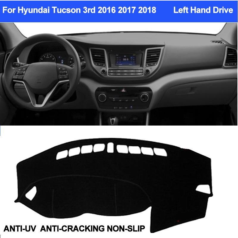 Auto Dash Mat Dashboard Pad Carpet Anti-UV Anti-slip Anti-Sun Car Dashboard Cover For Hyundai Tucson 3rd 2016 2017 2018