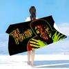 Классическая панк-группа The M-Misfits Пляжное полотенце Цветные банные полотенца для девочки Микрофибра Быстросохнущее Не прилипает песок Пляж Тренажерный зал Бассейн