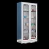 Stainless Steel Two-Drawer Medical File Cabinet