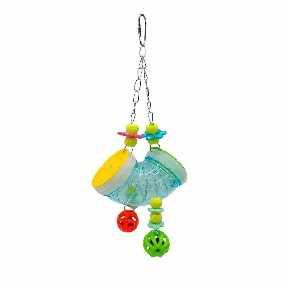 Interactive Bird Tunnel Toy Hanging Cage Decoration Toy For Lovebird Cockatiel
