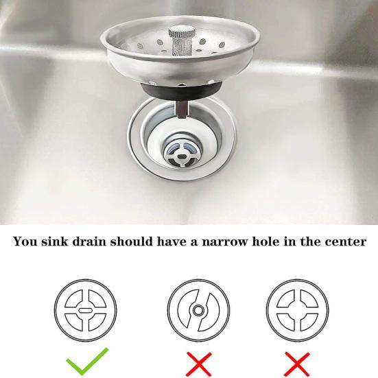 1 комплект, сито для раковины, многоразовое, удобное, износостойкое, из нержавеющей стали, пробка для кухонной раковины, сито, бытовые принадлежности