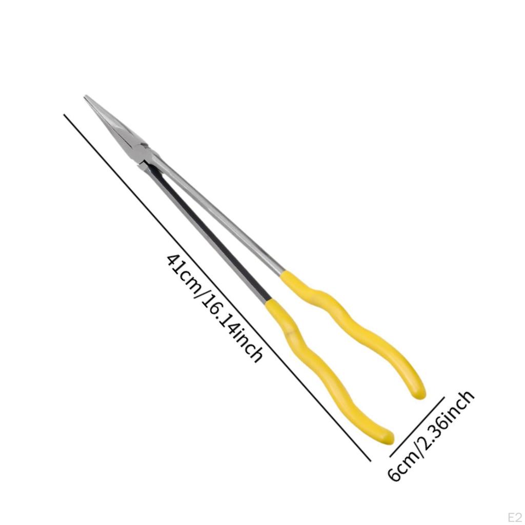 Extra Long Pin Reach Pliers 16inch Portable Multifunctional Repair Tool Nose for