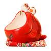 Ceramic Lucky Cat Candy Box Cute Lucky Cat Storage Box Money Box Chinese Home Decor For Attract Wealth And Good Luck