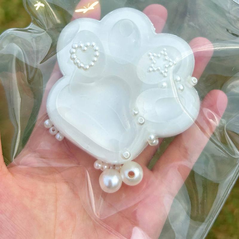 Tpr Медленная рикошетная игрушка с жемчужным бантом, кошачья лапка, сжимающая игрушка, мультяшная креативная милая кошачья лапка, декомпрессионная игрушка для детей и взрослых, подарок