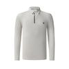 Golf Series Fashion Sports Casual Stretch Comfortable Solid Color Knit Long Sleeve Polo Shirt Men Tops A11M545201FGY