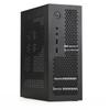 Черный корпус HTPC SKTC A09, Вертикальная/Горизонтальная установка, Материнская плата ITX, Совместимость с компактным блоком питания 1U/Flex