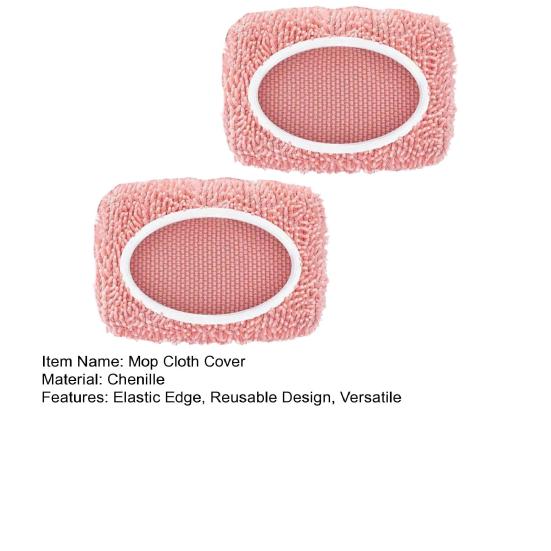 2/4/6Pcs Chenille Mop Cloth Cover Reusable Mop Pads Machine Washable Dry Sweeping Cloth Chenille Mop Refill Pads for Swiffer