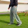 Men's Pants Flight Fleece CHICAGO Fleece Lined Lace Up Knitted Fabric Casual Cargo Pants Men's