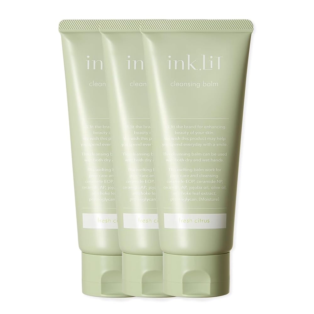 inkLiT Cleansing Balm Tube Set of 3 - Fresh Citrus