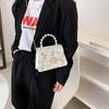 Women's 2024 Lace Embroidery Pearl Crossbody Bag, Chinese-Style Handheld Chain Shoulder Bag