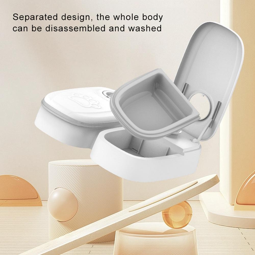 Automatic Pet Feeder Smart Cat Food Dispenser For Wet and Dry Food Dispenser Timer Bowl Auto Feeder For Cat 2 Meals