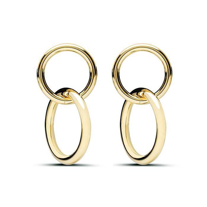 Pendientes - LUXENTER - RADA - Métal 375/1000 - Doré - Femme