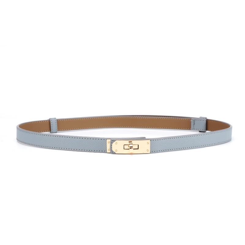 Женский ремень, Двусторонний кожаный высококачественный поясной ремень Тонкий ремень для украшения платья H Home Двойной ремень из коровьей кожи Женский