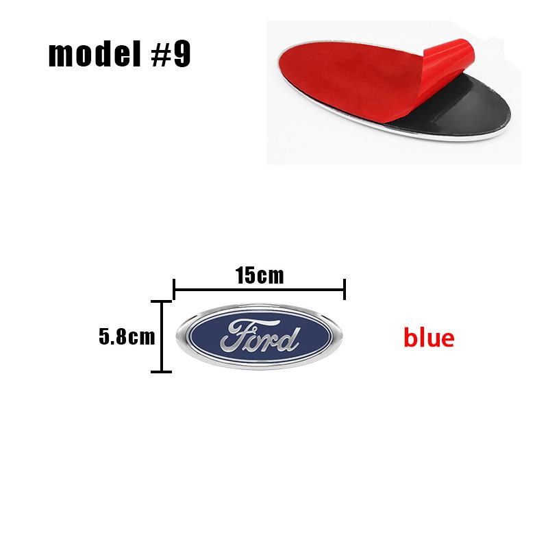 BBAG3 Ford Logo Front Grille Logo Hood Badge Emblem Auto Replacement Accessories For Focus mk2 mk3 Fiesta F150 F250 Ranger Mondeo mk4