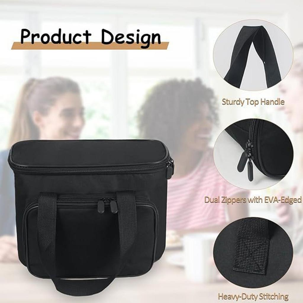 Storage Tote Bag for Keurig K-Mini Mate Coffee Machine Portable Travel Carrying Case 350D Oxford with Thick Padded Waterproof