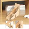 Greeting Card Display Stand Multipurpose Wooden Shelf Storage Organizer for Stickers