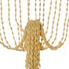 Door Curtain Beaded String Tassel Glitter String Curtains Room Dividers Curtain 100x200cm Lantern Shapes Door Curtain for Living Room Bedroom