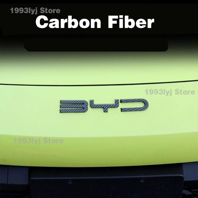 Для BYD Seagull 2025 2023 2024 Пластичный задний значок-эмблема, значок на переднюю решетку, высококачественные наклейки, Декор экстерьера автомобиля