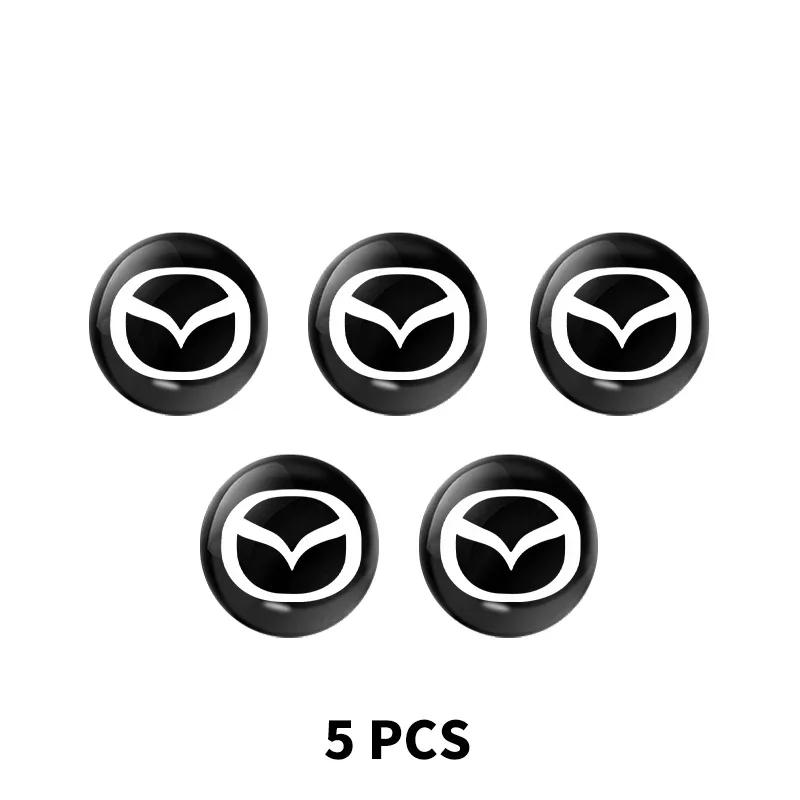 10 шт. Наклейки на замочную скважину замка двери автомобиля, защита от блокировки, для Mazda 6 3 CX5 5 2 323 CX7 Demio Atenza Axela MX30 CX30 CX3, Аксессуары