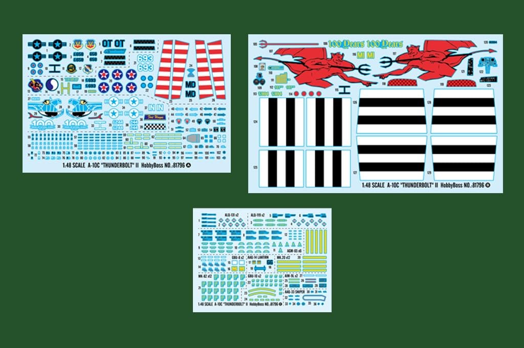 Hobby Boss Scale Aircraft Series American Thunderbolt II Plastic Model Kit 81796 1/48 A-10C