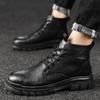 High-Top Tooling Shoes Classic Boots Male Outdoor Desert Boots Fashion Men Footwear All-match Men Fashion Ankle Leather Boots