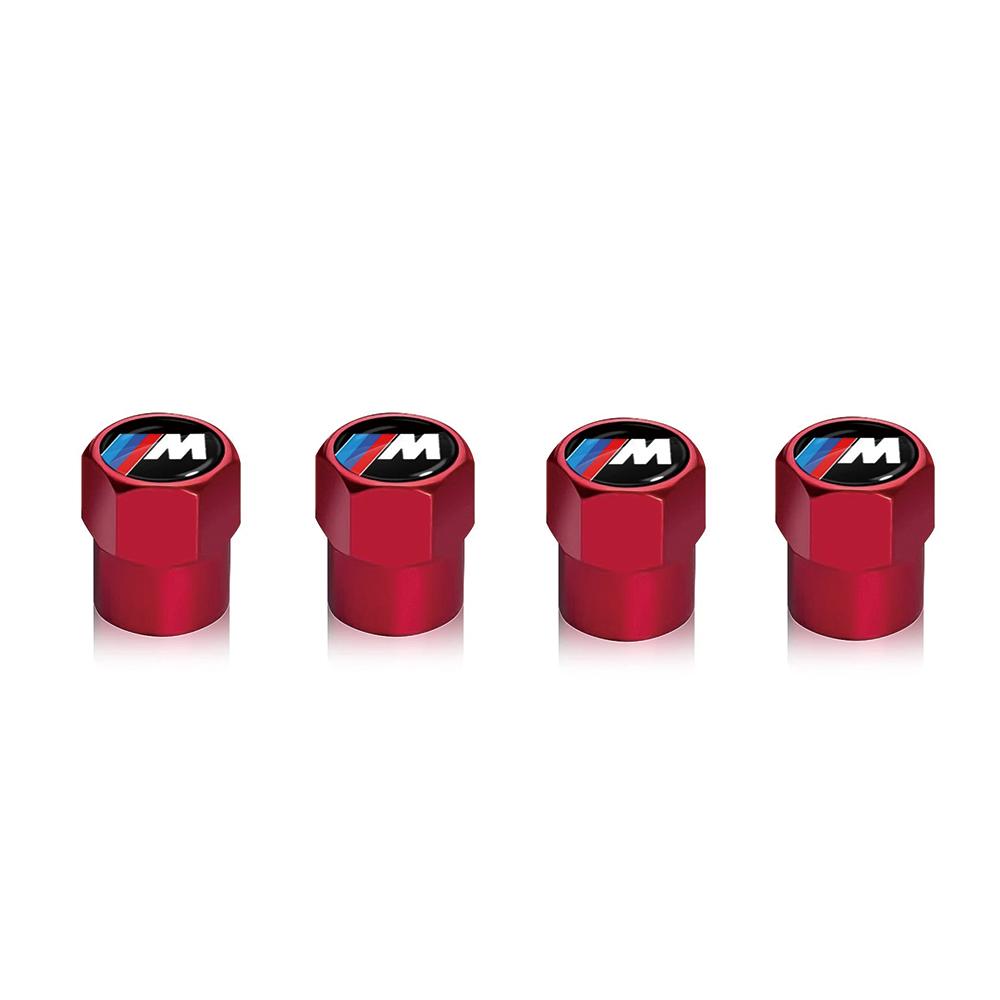 BABD1 For BMW New 4Pcs Car Wheel Tire Valve Caps Air Stem Covers for BMW M E34 E36 E60 E90 E46 F10 F20 F30 X5 X6 X1 M3 M5 M6 E71 Acce