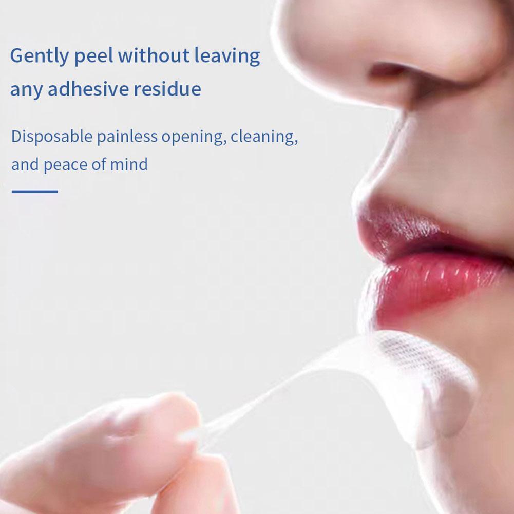 120 шт. пластырь для дыхания через рот X-образная лента для уменьшения храпа полоски для рта H6F1