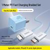 Кабель быстрой зарядки Baseus для iPhone 12/13/14/16/17Pro и автомобильный USB-адаптер