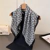 New Luxury Paisley Print Square Scarf Women Cotton Linen Feeling Hairband Neckerchief Tie Female Headband Foulards