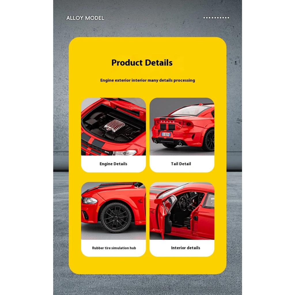 Масштабная модель автомобиля Dodge War Horse из литого сплава 1/32 со звуком и светом, амортизация колес, Игрушечная машина для детей, Подарок на день рождения для мальчиков