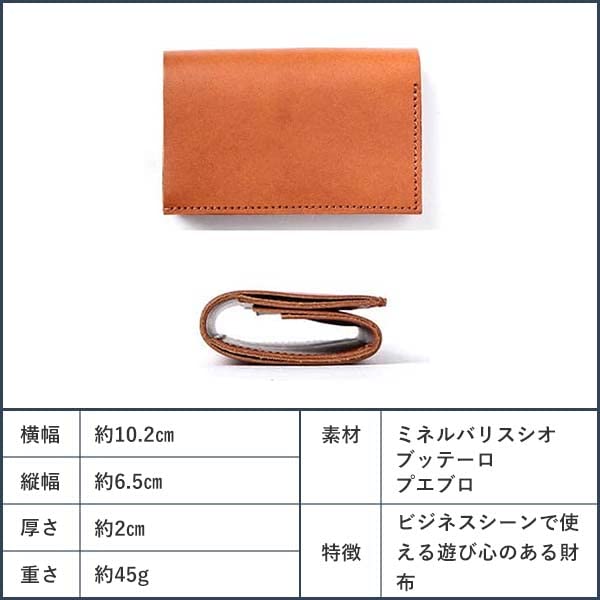 Кошелек Мини Кошелек Натуральная Кожа Straccio Компактный Кошелек Trifold Кошелек Liscio Buttero Синий [MPIU]