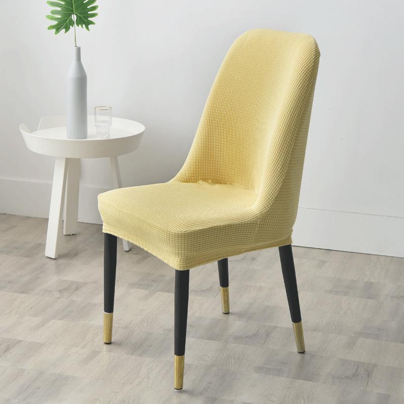 Утолщенный изогнутый чехол на стул, набор стульев для обеденного стола, чехол на стул для еды, чехол на домашний стул, чехол на стул