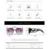 Oversized Square Diamond Y2k Sunglasses New Women Men Fashion Rhinestone Sun Glasses Lady Luxury  Designer Eyewear UV400 Unisex