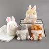 Панда, белый кролик, хомяк, маленькая подвеска, рюкзак, кукла, плюшевая игрушка, кукла, рюкзак, подвеска для мальчиков и девочек