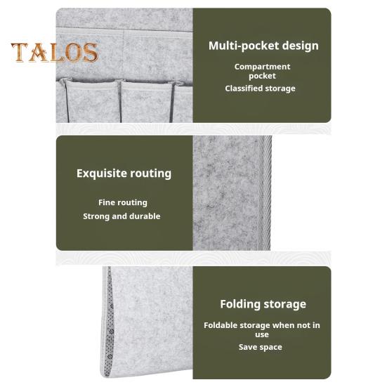 Подвесная сумка для хранения, органайзер для подлокотника дивана с 6 карманами, простая установка, органайзер для дивана-реклайнера, держатель для пульта дистанционного управления