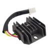 DGYACHOR Motorcycle Regulator Rectifier Overcharge Protection 4 Wire 4 Pin Full Wave Rectifier