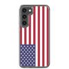 Coque Téléphone - Samsung - Galaxy S21 Ultra - Drapeau États-Unis - Souple - Multicolore