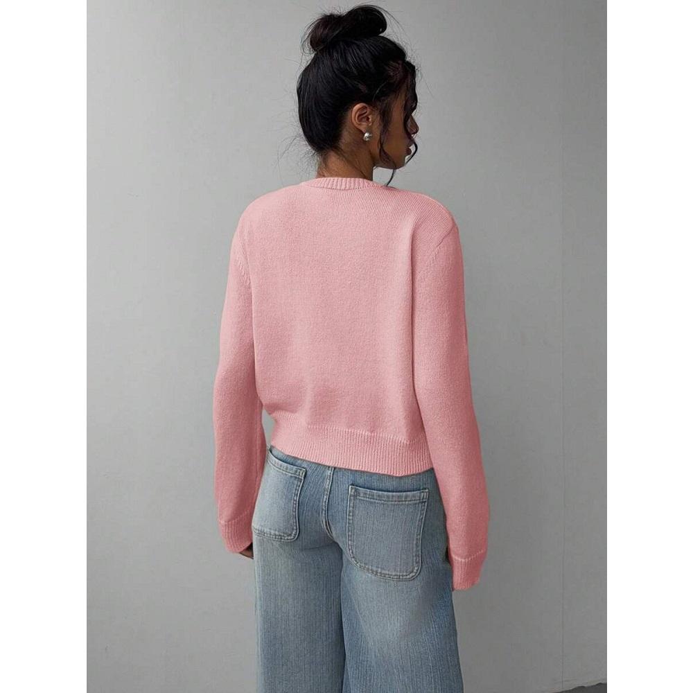 Women Autumn Winter Knitted Cardigans Sweaters Ladies Long Sleeve Single Breasted Sweater Outerwear Coats Jackets