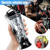 1pc Portable Electric Coffee Stirring Cup Milk Protein Powder Shaker Cup Fitness Plastic Water Bottle Fitness Sports Lazy Cup
