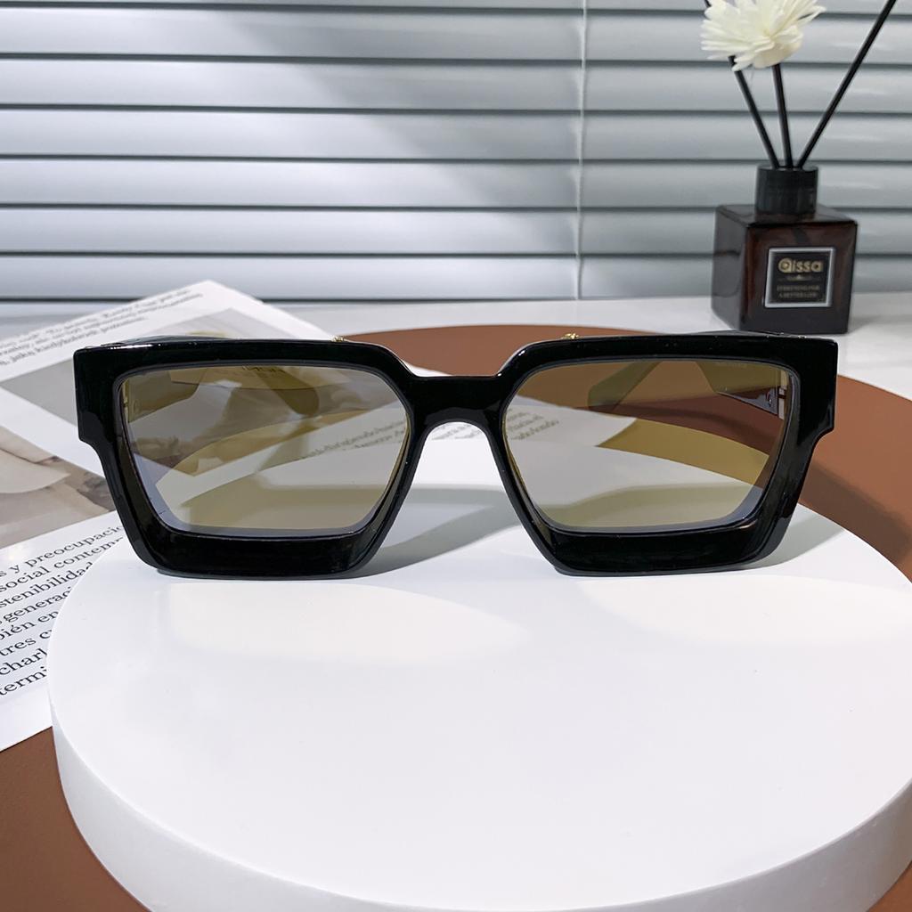 Солнцезащитные очки Ruiao Retro Black Millionaire Shades Luxury 2024 для мужчин, дизайнерские квадратные солнцезащитные очки известного бренда, мужские и женские солнцезащитные очки