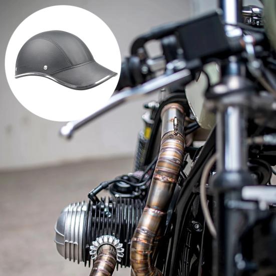 Мотоциклетный полушлем ударопрочный дизайн с широкими полями высокая прочность мягкая подкладка амортизирующий