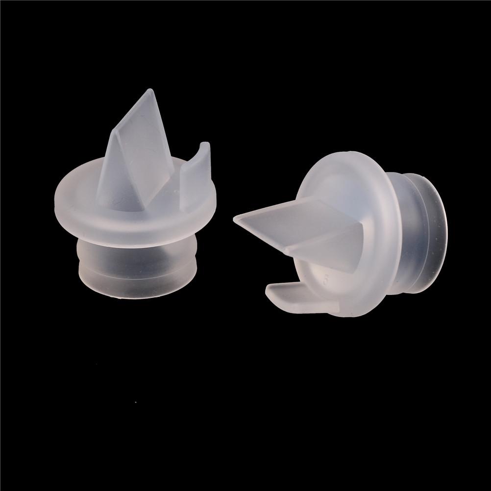 2Pcs Duckbill Valve Breast Pump Parts Silicone Baby Feeding Nipple Pump